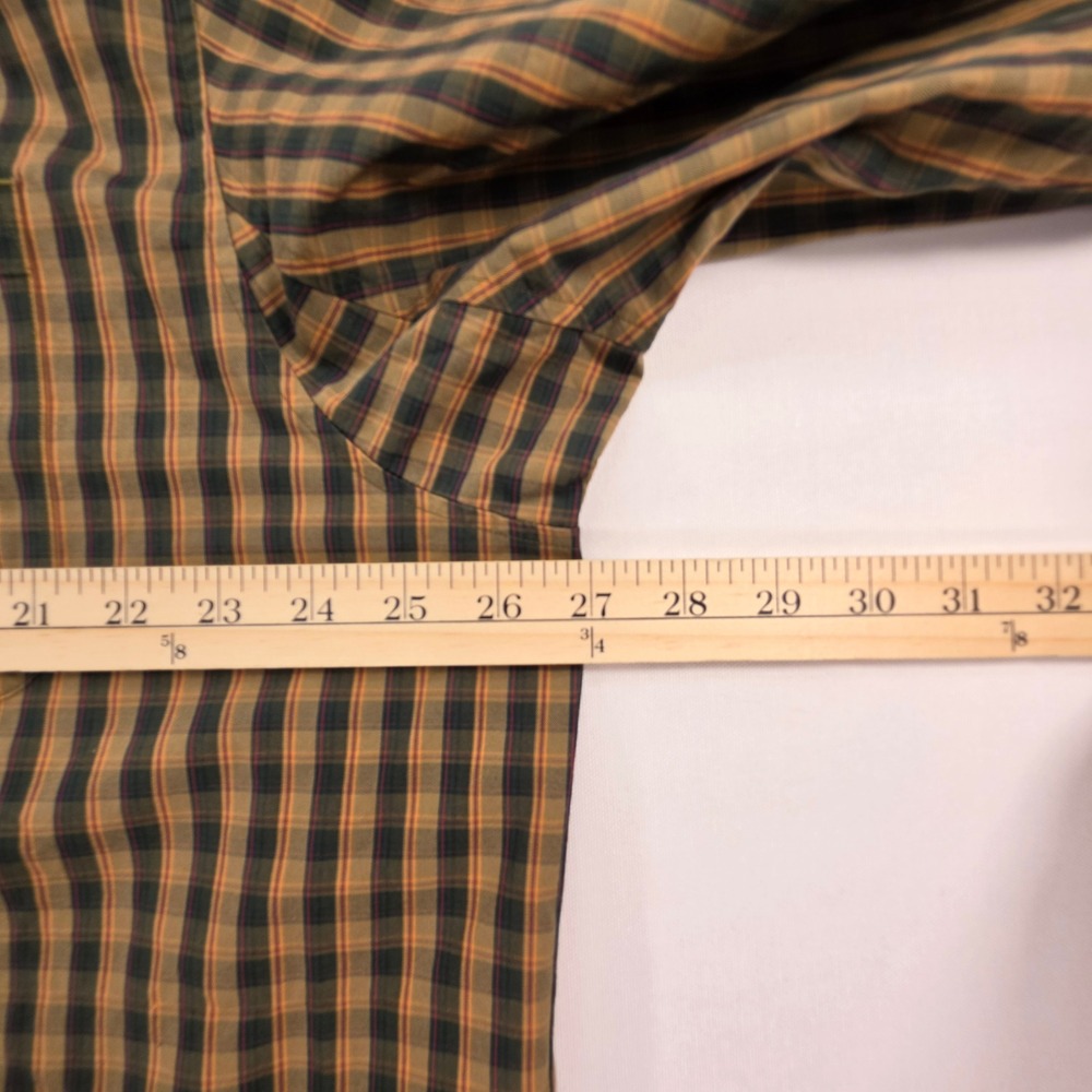 Duluth Trading Co Wrinkle Fighter Plaid Button Down Shirt Mens XL Relaxed Fit - Picture 6 of 8